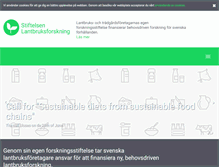 Tablet Screenshot of lantbruksforskning.se